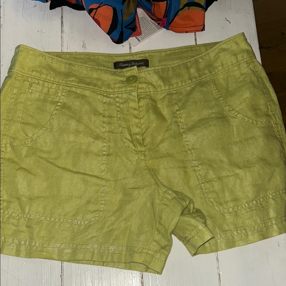 Tommy Bahama Green Cargo Shorts Relaxed Fit